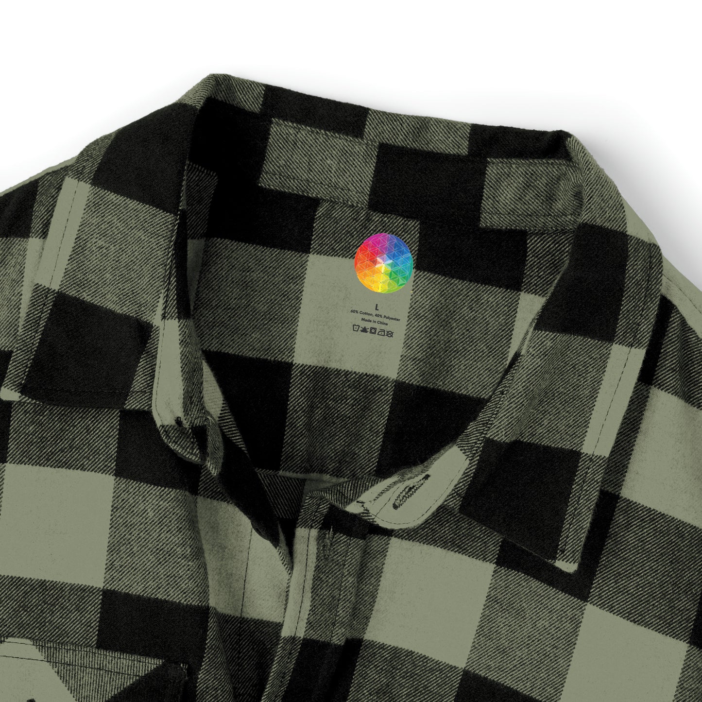 Brazilian Flag, Unisex Flannel Shirt