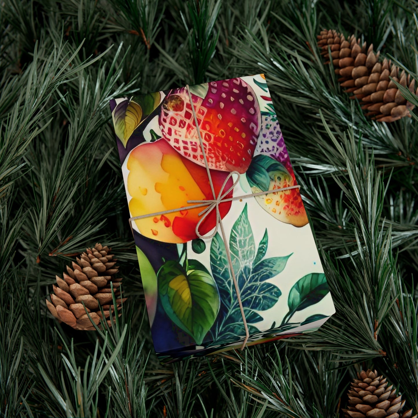 Fruit Watercolor Gift Wrap Paper