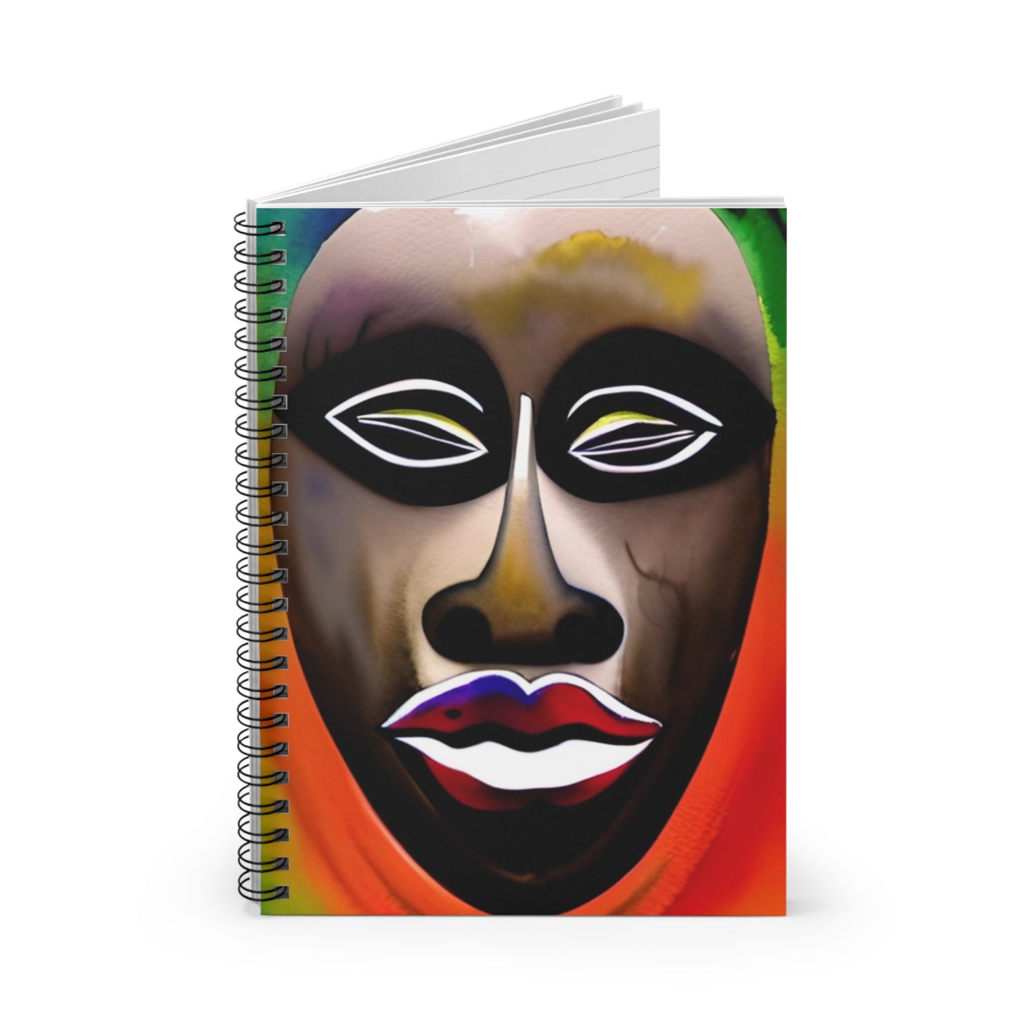 PAN AFRICA Spiral Notebook, Ruled Line