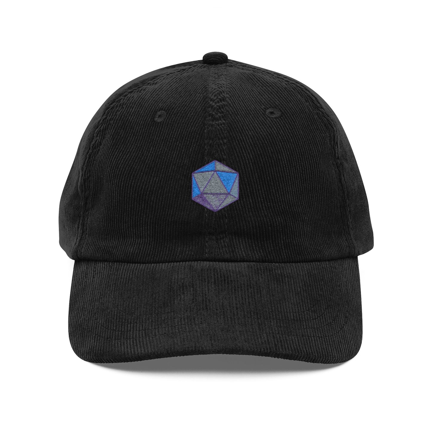 Icosahedron - Vintage Corduroy Cap (Embroidery)