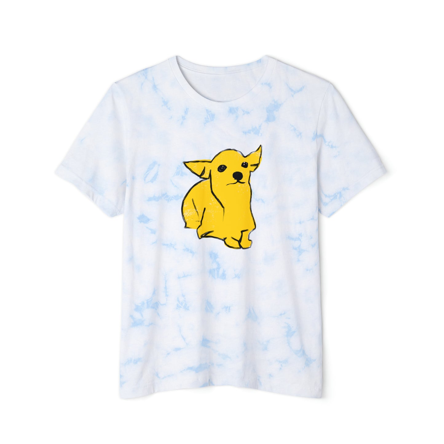 Chihuahua, Unisex FWD Fashion Tie-Dyed T-Shirt