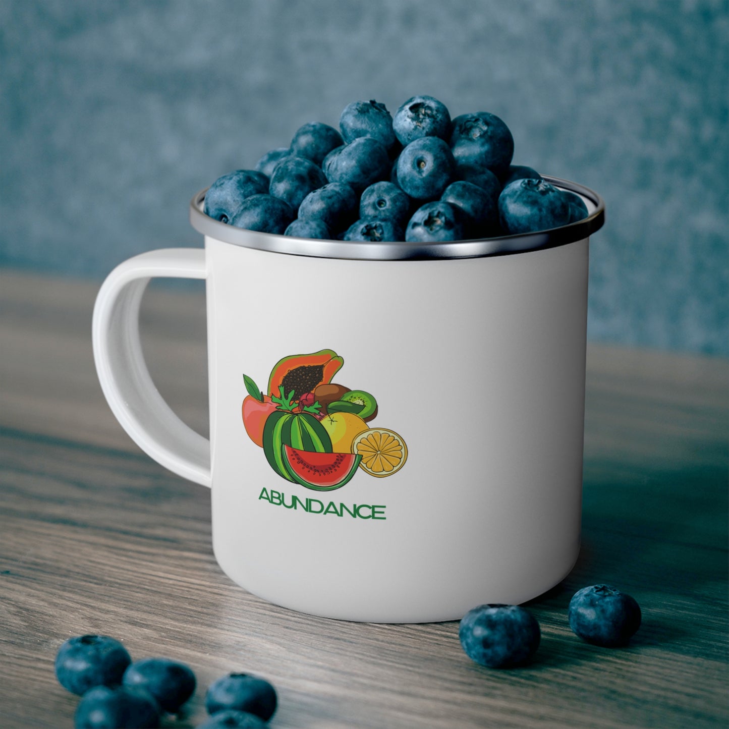 Enamel Camping Mug, Abundance