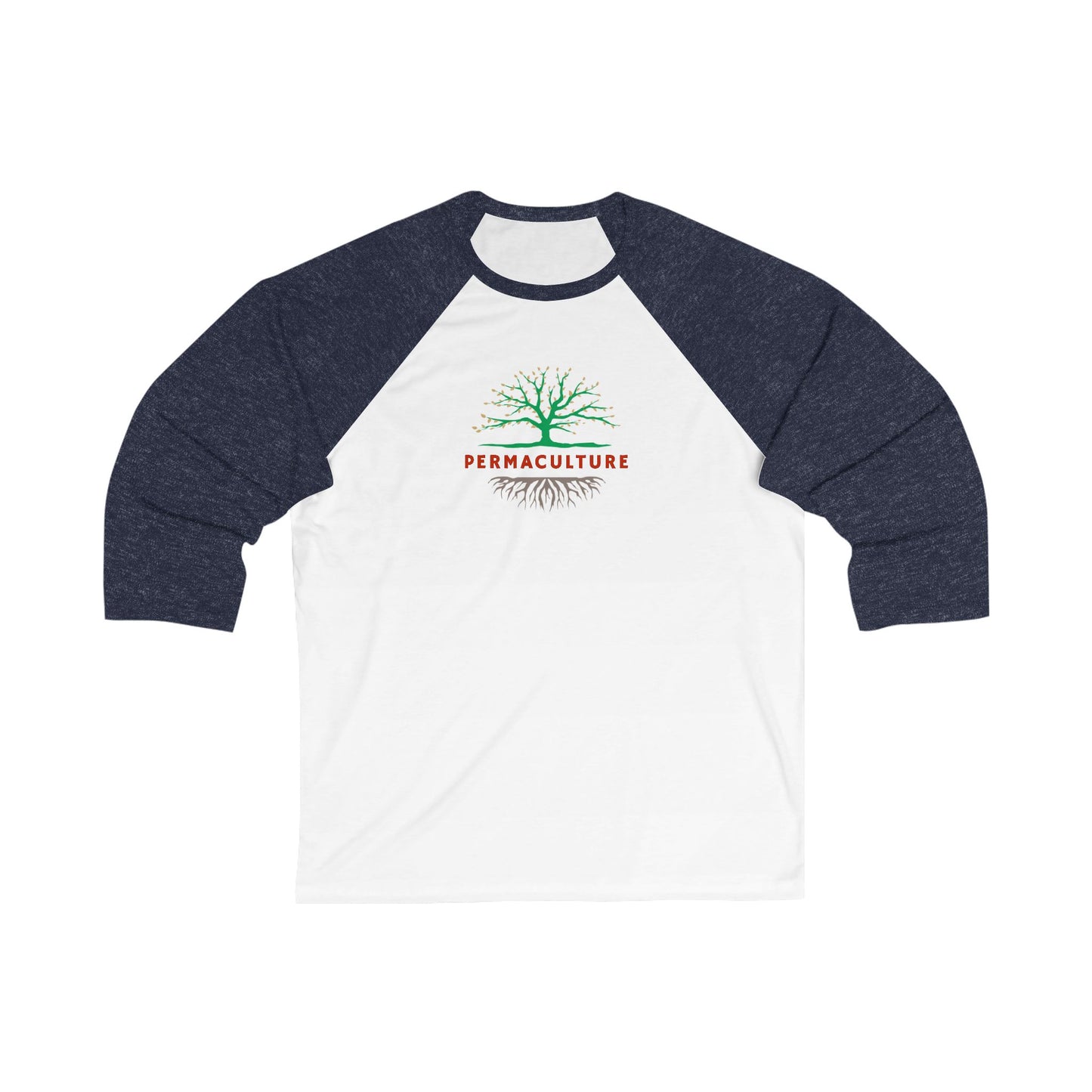 Permaculture, Unisex 3\4 Sleeve Baseball Tee