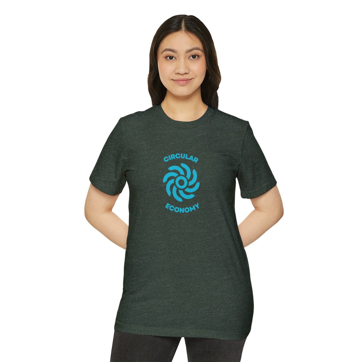 Circular Economy, Unisex Recycled Organic T-Shirt