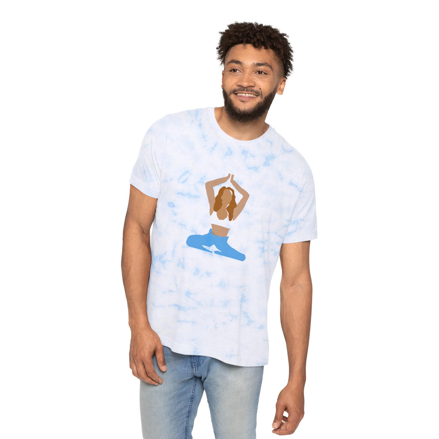 Yoga, Unisex FWD Fashion Tie-Dyed T-Shirt