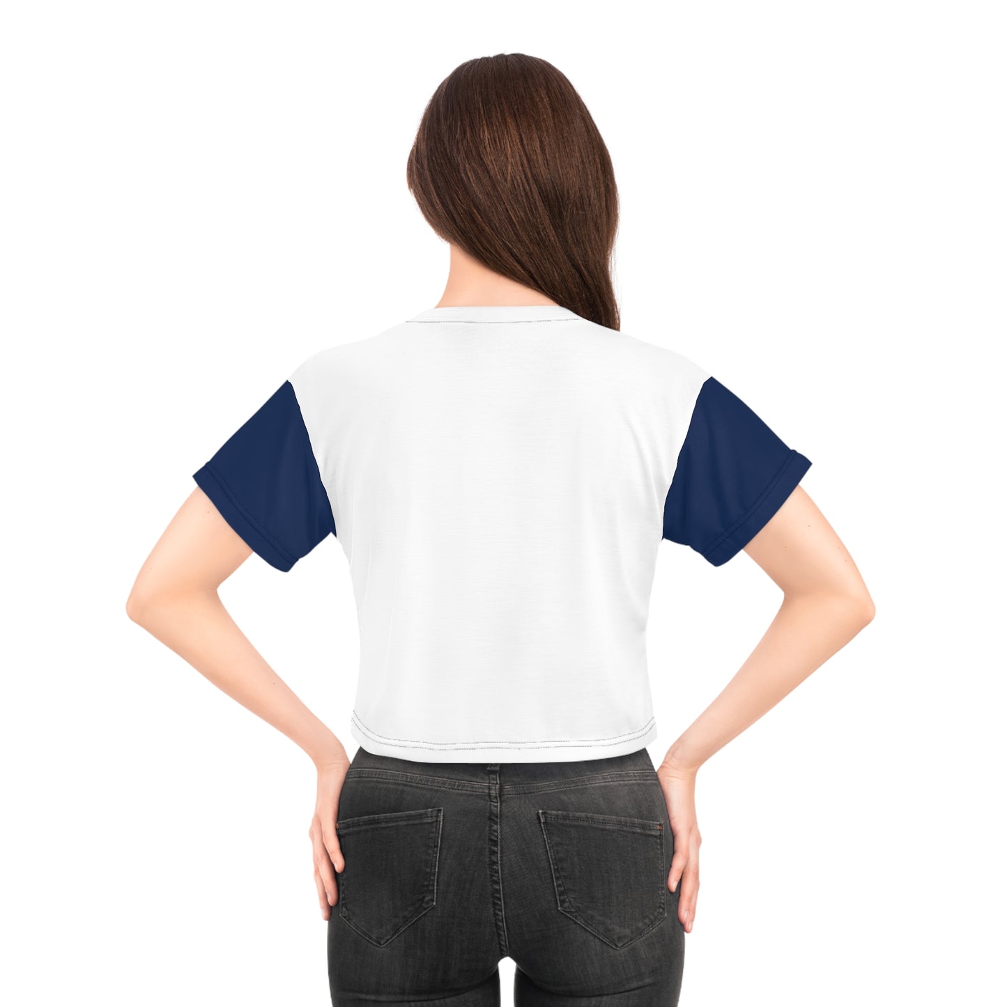 Tricolour Crop Tee, French Flag