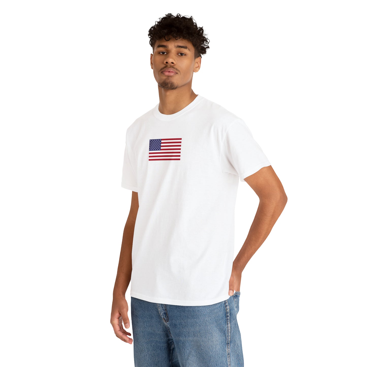 American Flag Unisex Heavy Cotton Tee