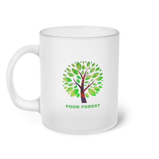 FOOD FOREST Frosted Glass Mug