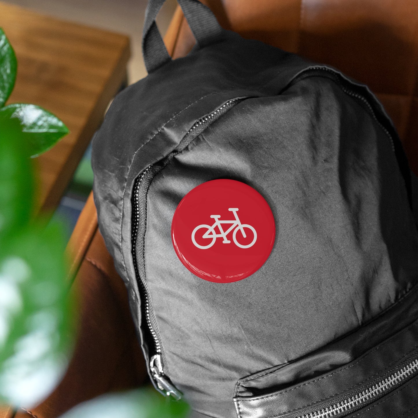 BIKE Round Pins, Red