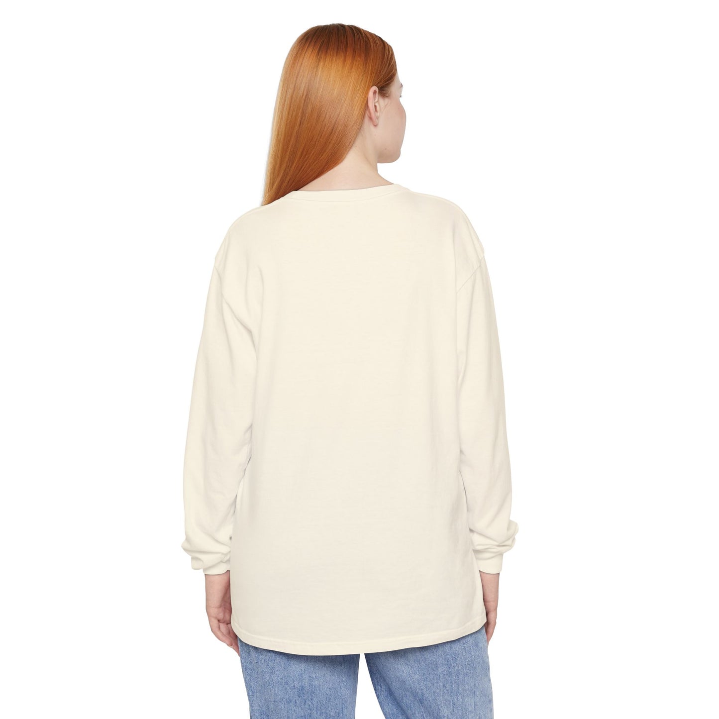 GODDESS INC Garment-dyed Long Sleeve T-Shirt