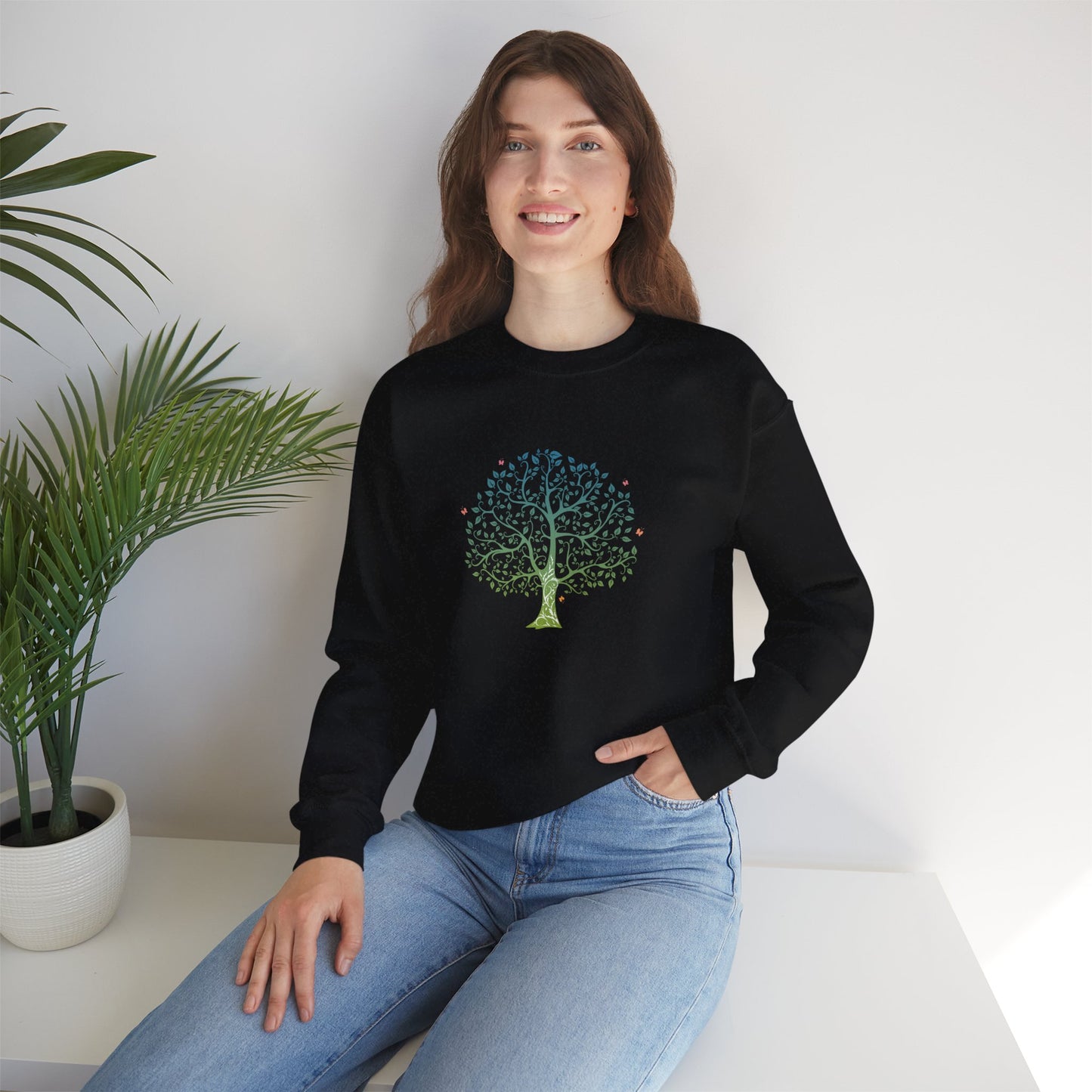 Tree of Life, Unisex Heavy Blend™ Crewneck Sweatshirt