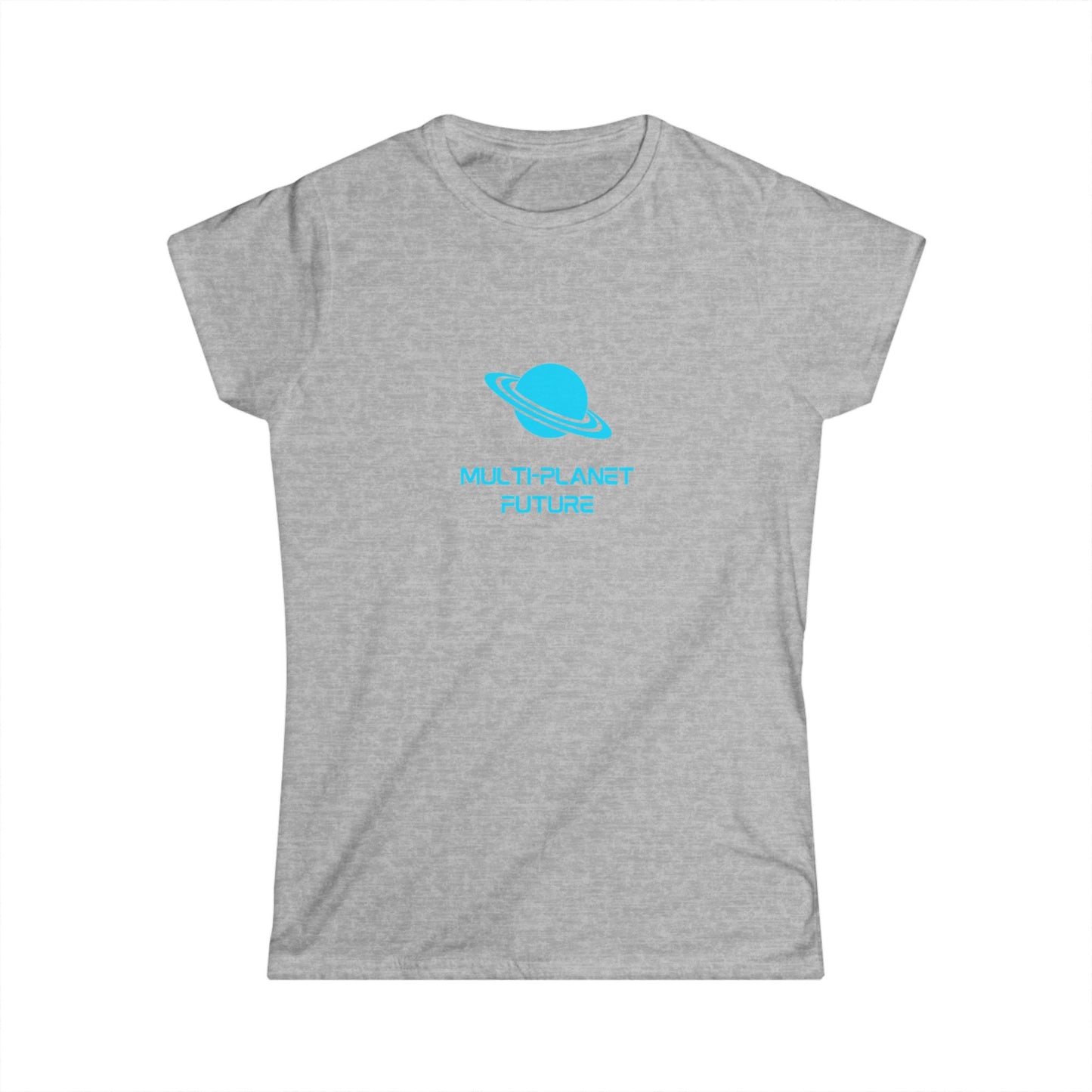 Women's Softstyle Tee, MULTI-PLANET FUTURE