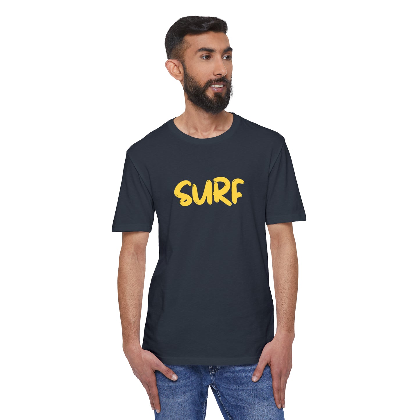 SURF Unisex District® Re-Tee®, Gold Script