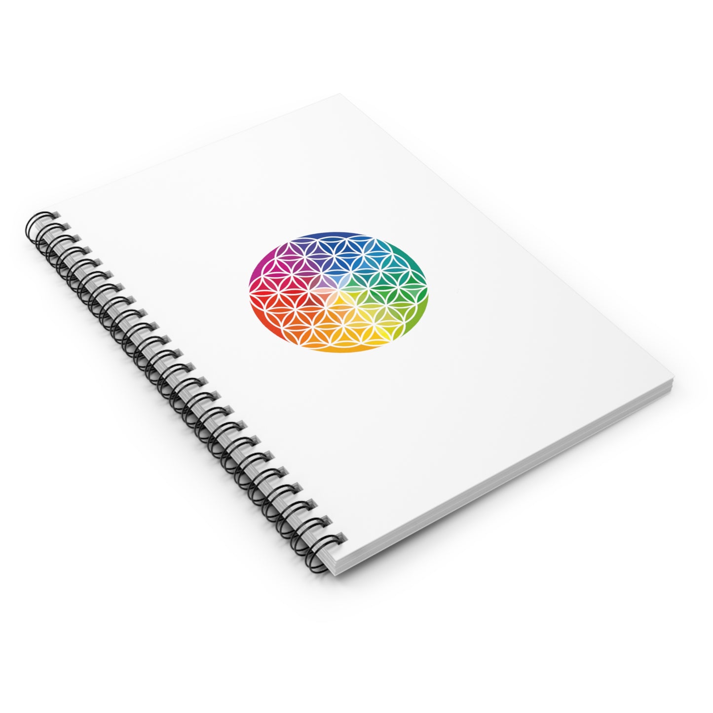 Flower of Life, Spiral Notebook, Ruled Line