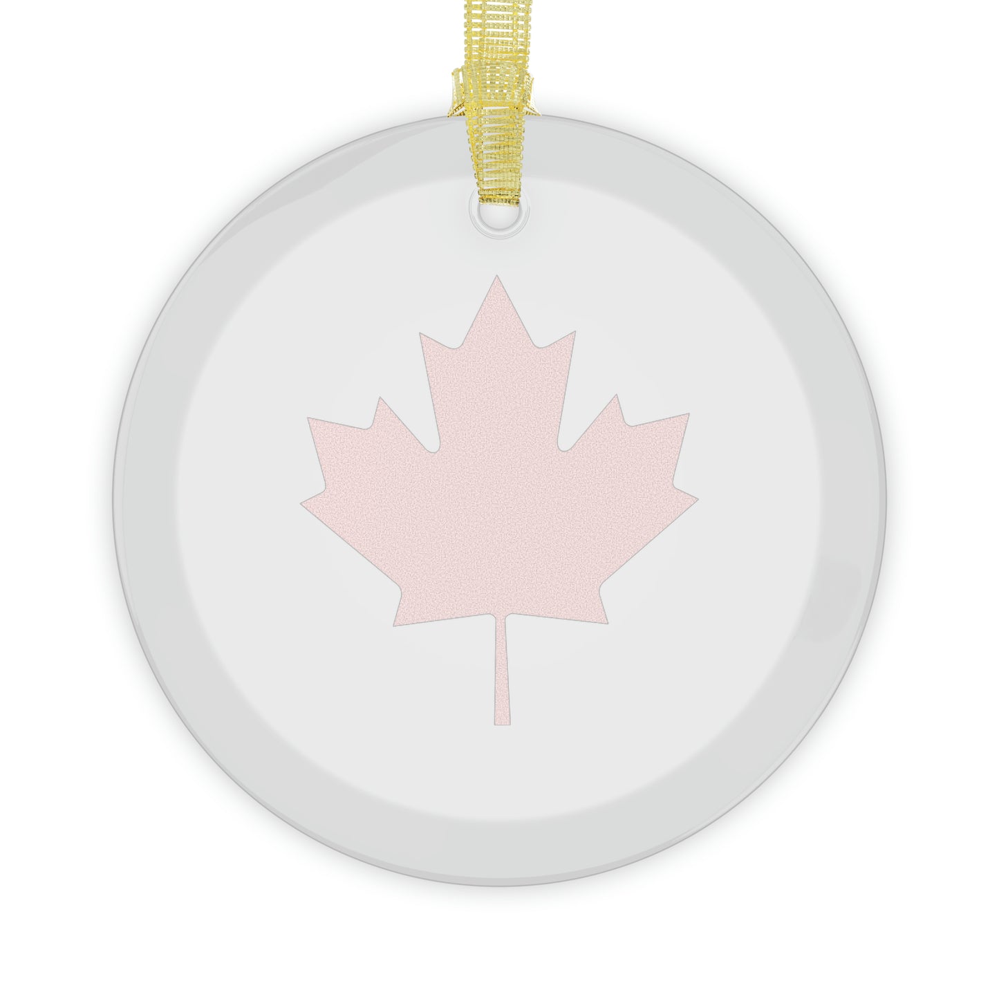 Glass Ornament Bundles, Canadian Maple Leaf