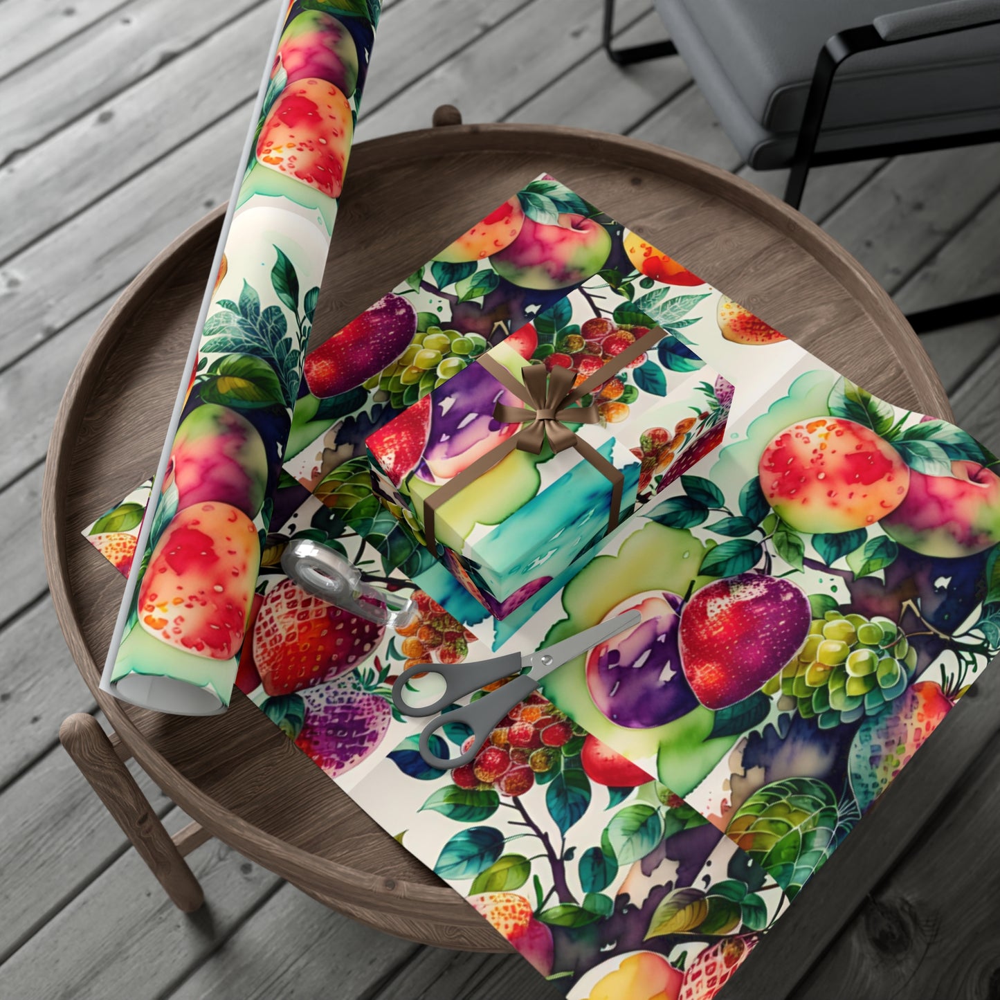 Fruit Watercolor Gift Wrap Paper