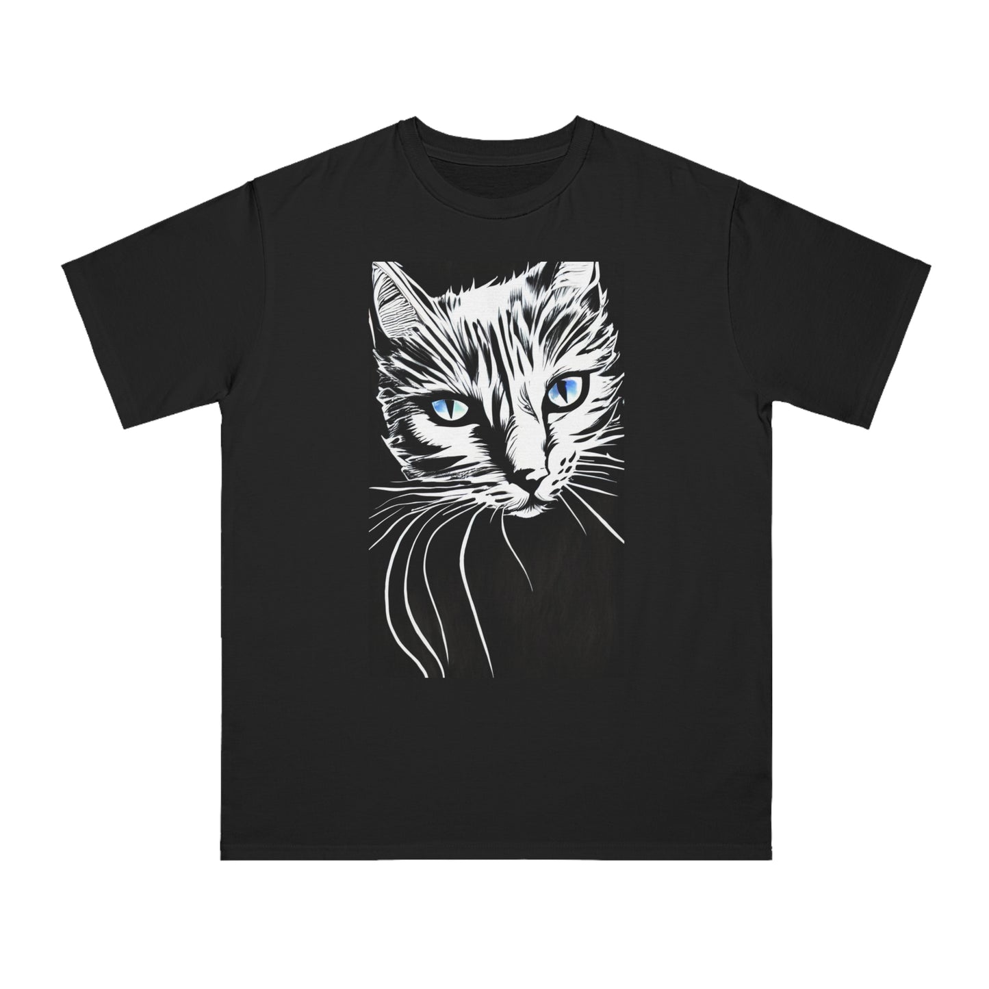 Cat Shirt, Organic Unisex Classic T-Shirt, Black
