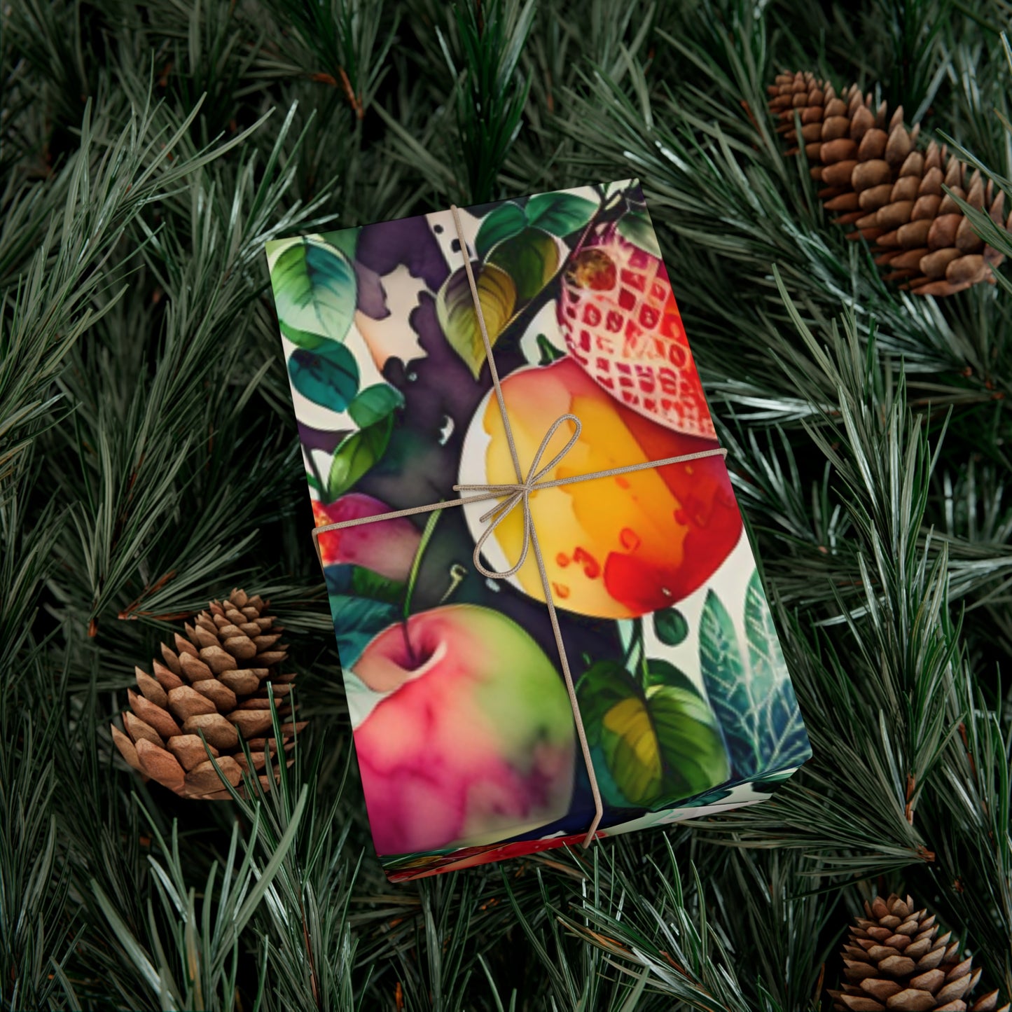 Fruit Watercolor Gift Wrap Paper