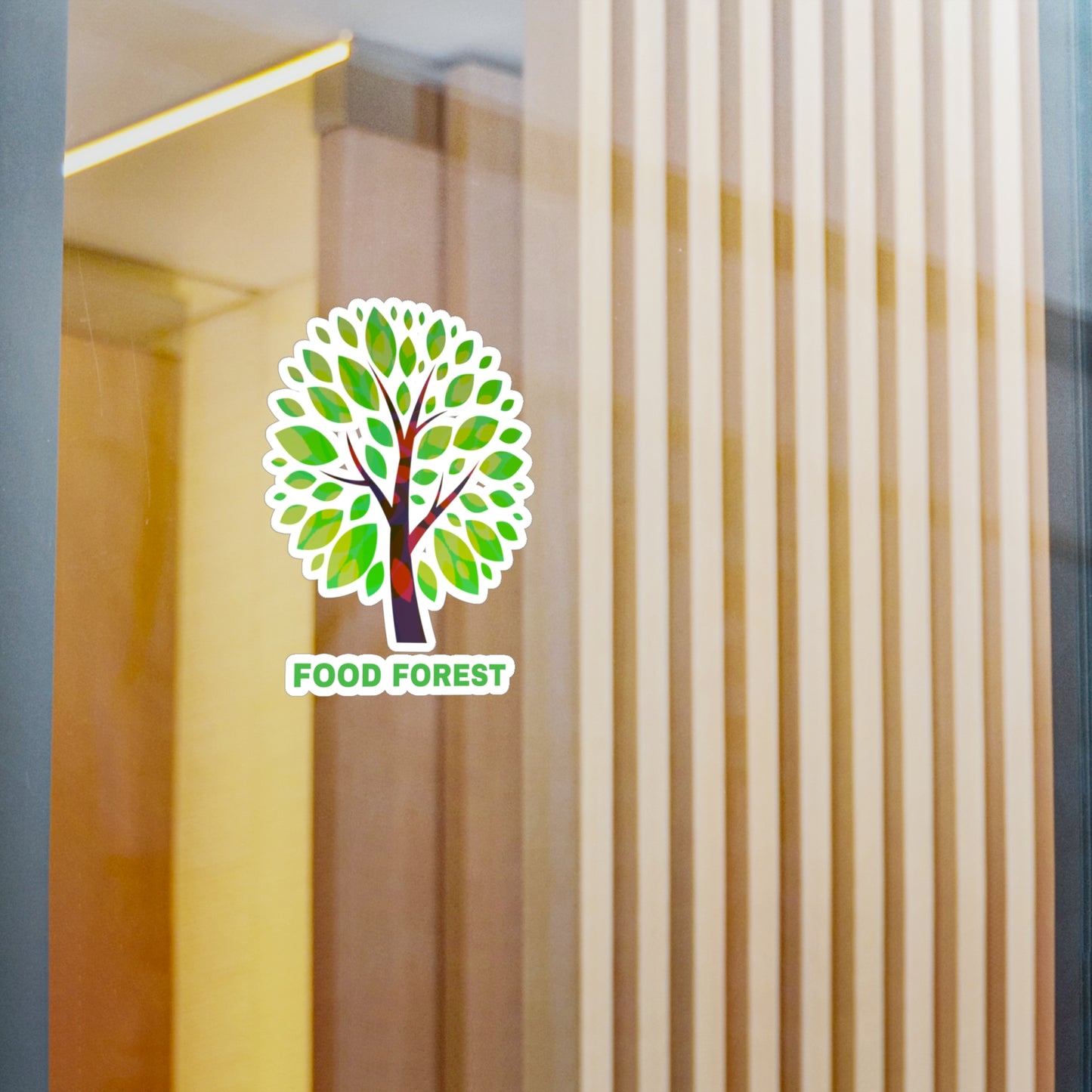 FOOD FOREST Kiss-Cut Vinyl Decals