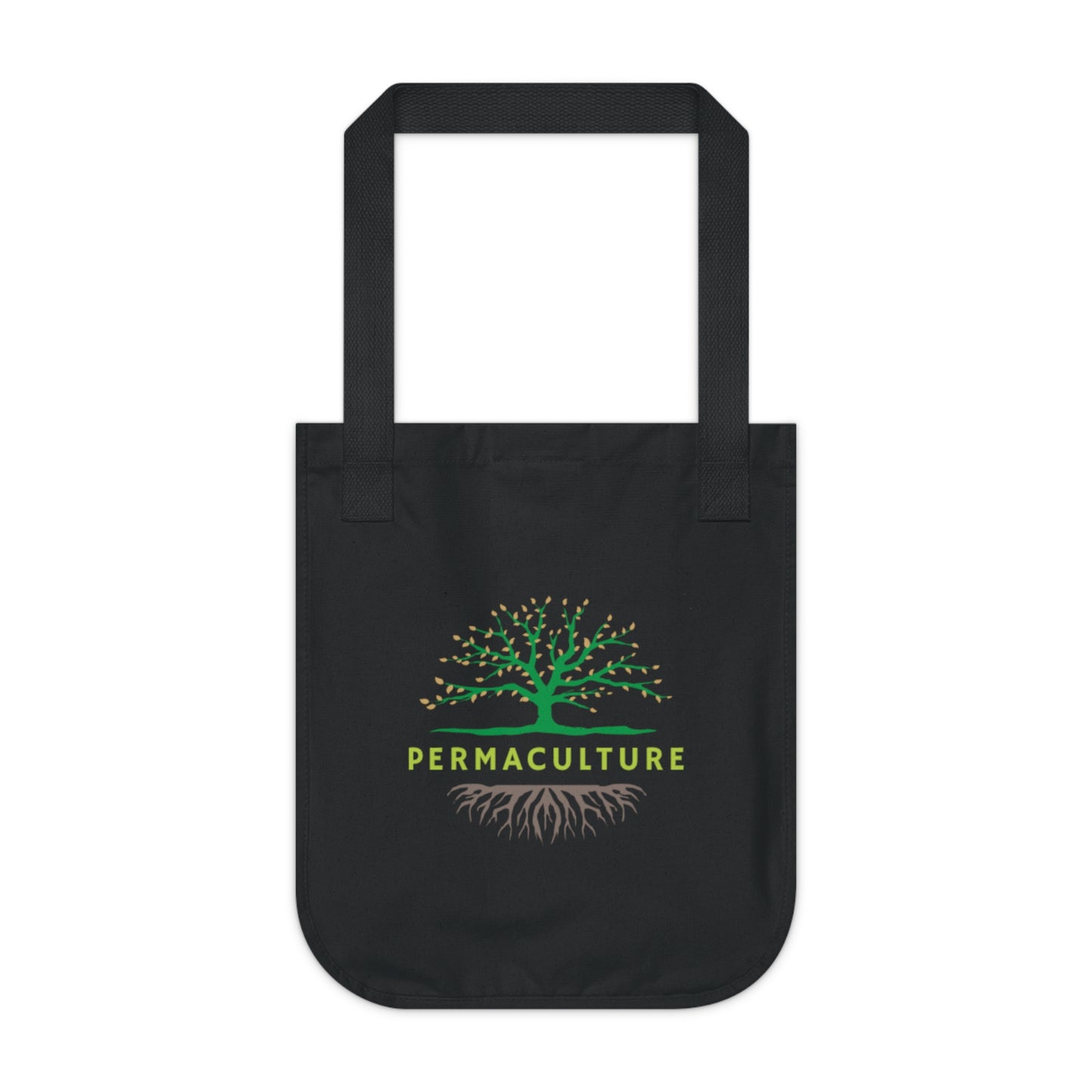 Organic Canvas Tote Bag, Permaculture