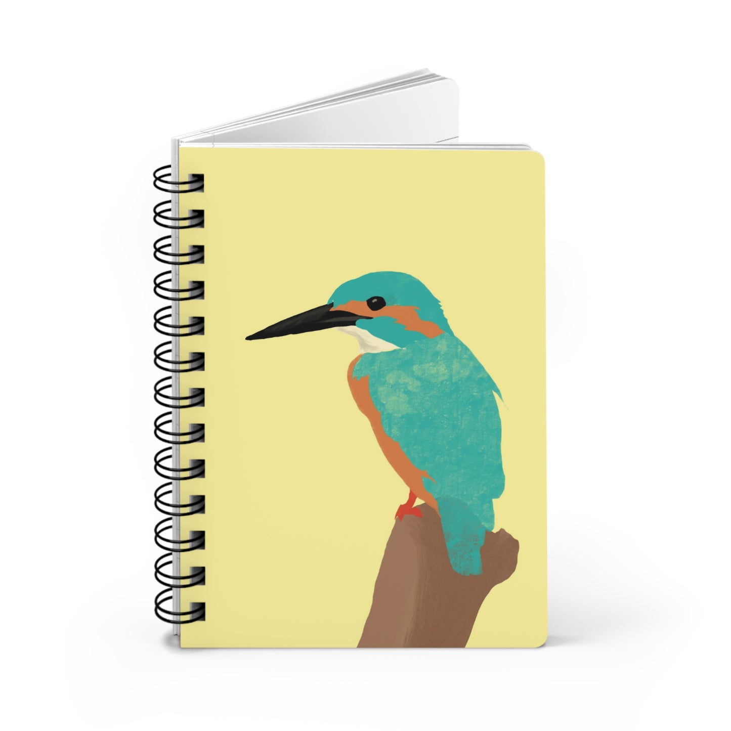 Spiral Bound Journal, Kingfisher Bird