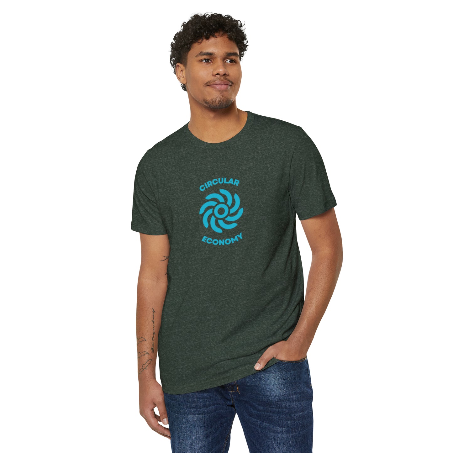 Circular Economy, Unisex Recycled Organic T-Shirt