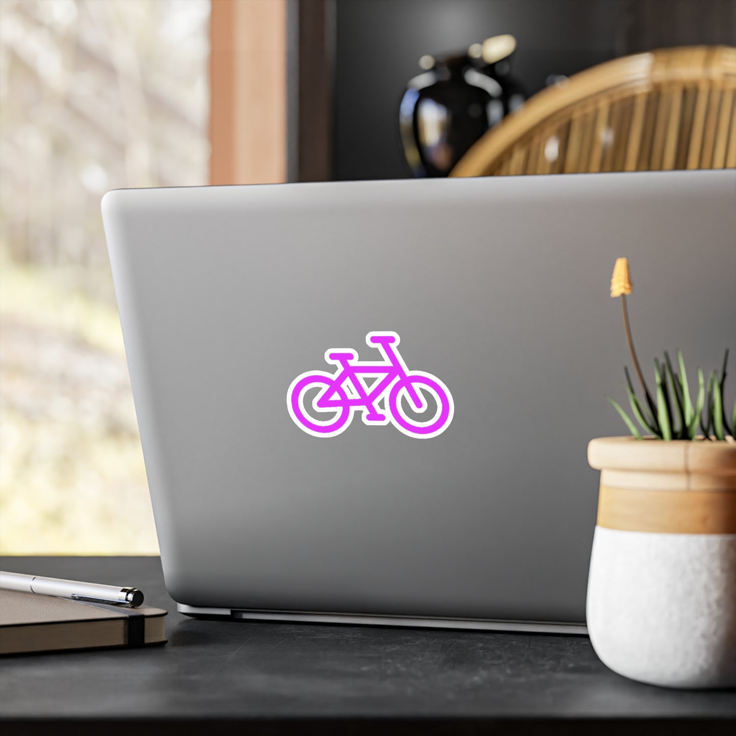 BIKE Kiss-Cut Vinyl Decals, Pink