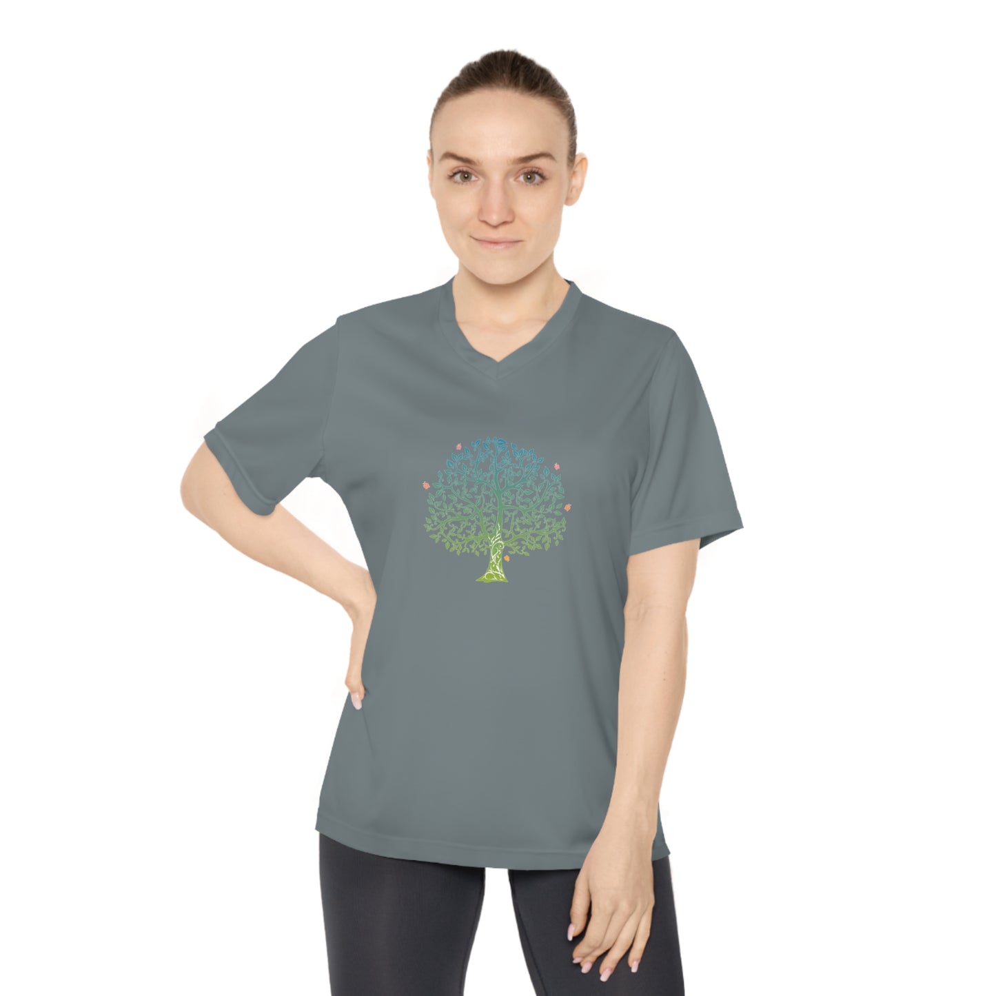 Tree of Life, Women's Performance V-Neck T-Shirt