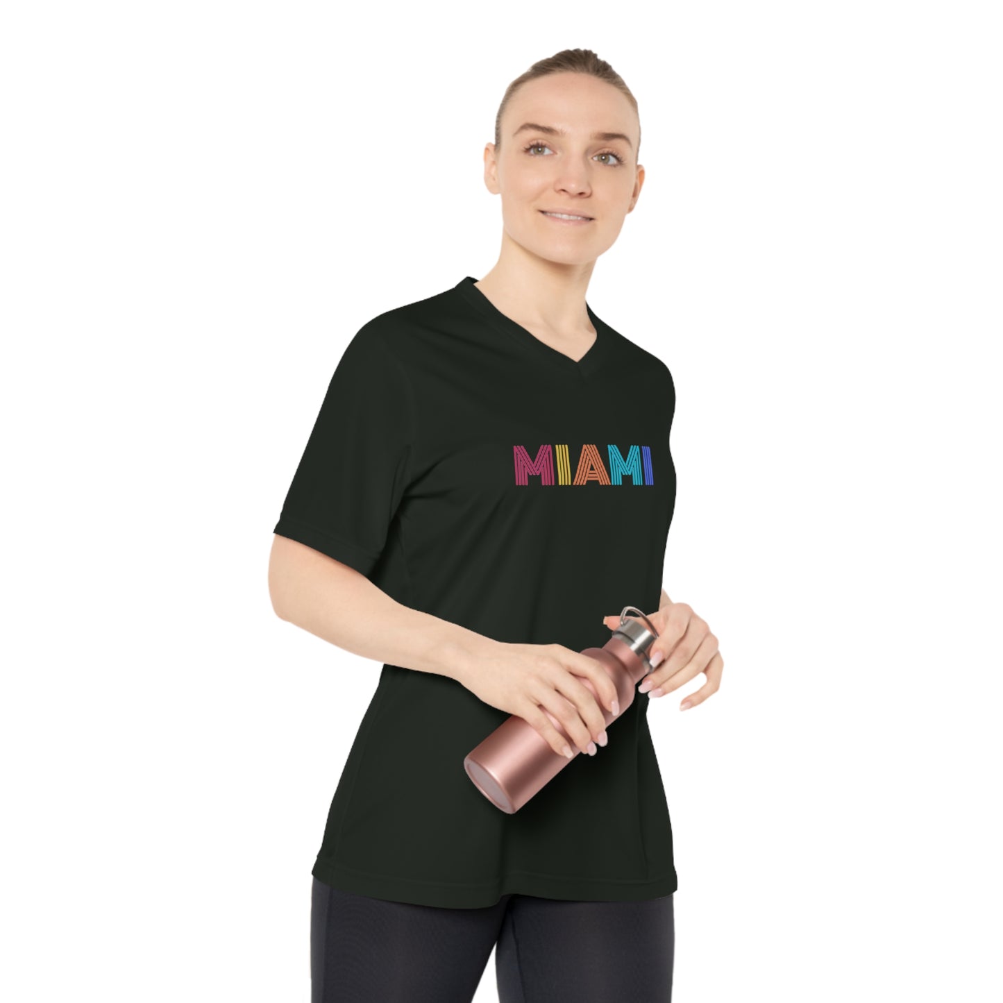 MIAMI Women's Performance V-Neck T-Shirt