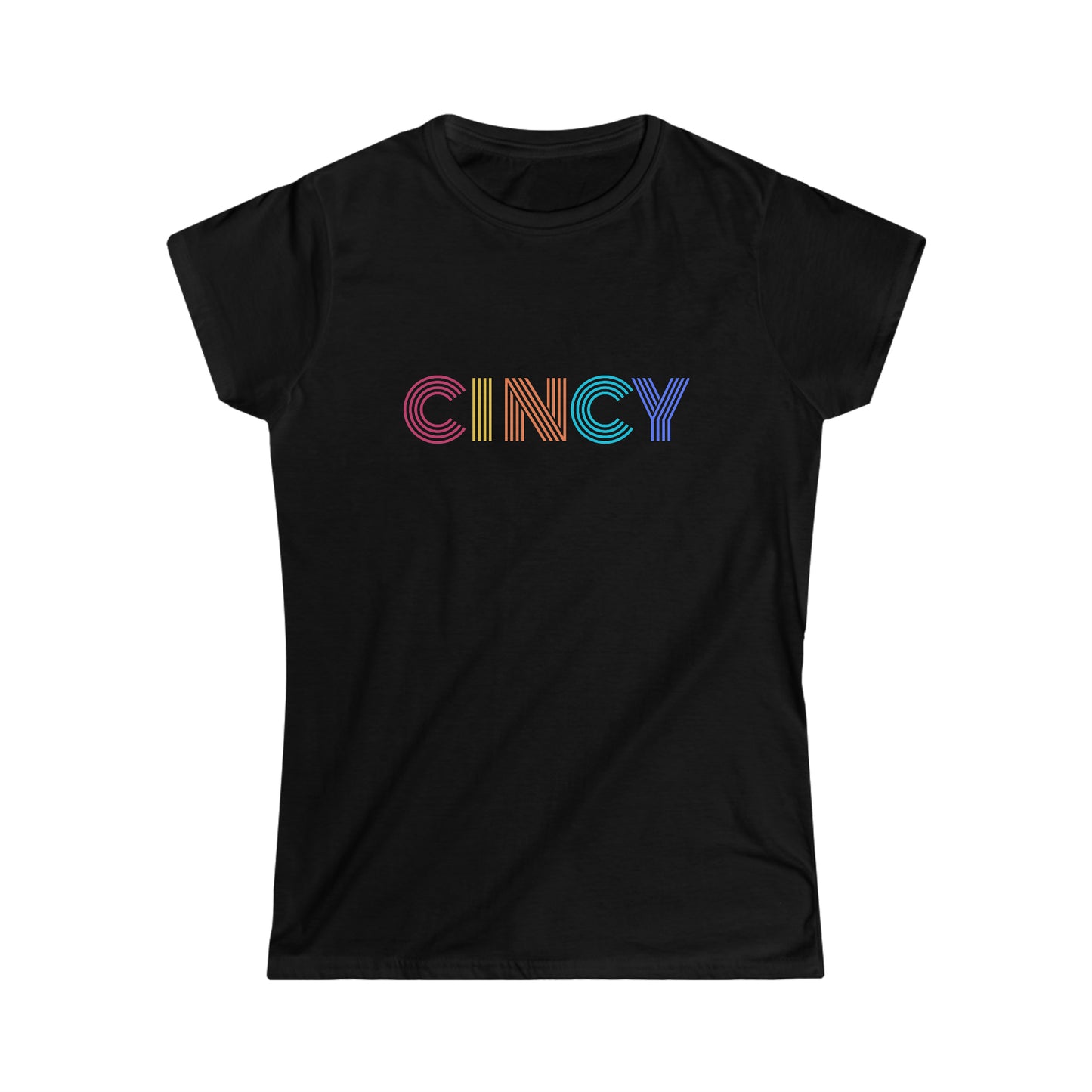Women's Softstyle Tee, CINCY