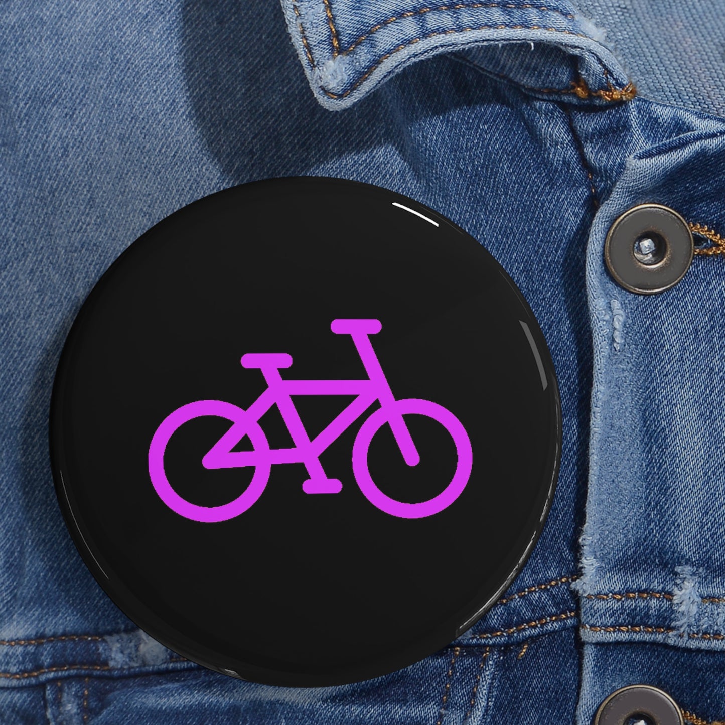 BIKE Round Pins, Black