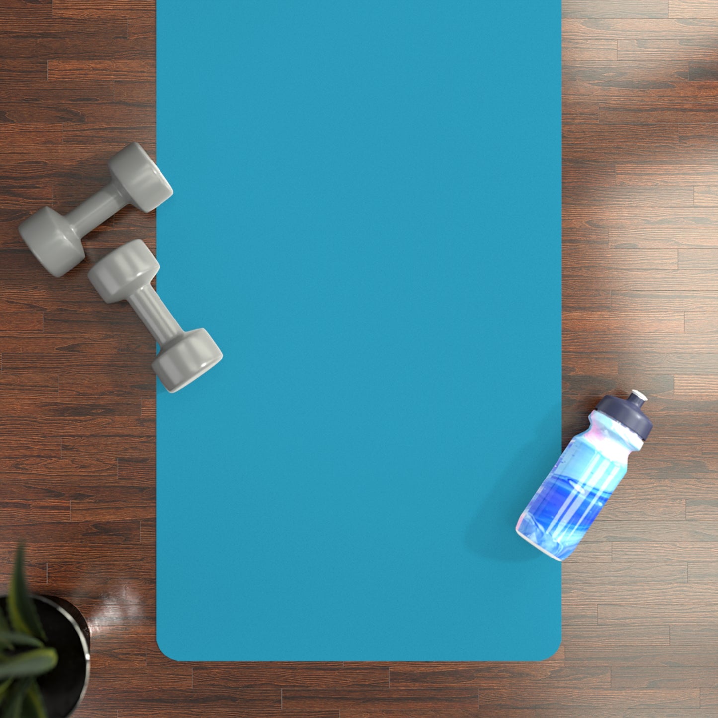 GODDESS INC, Rubber Yoga Mat, Blue