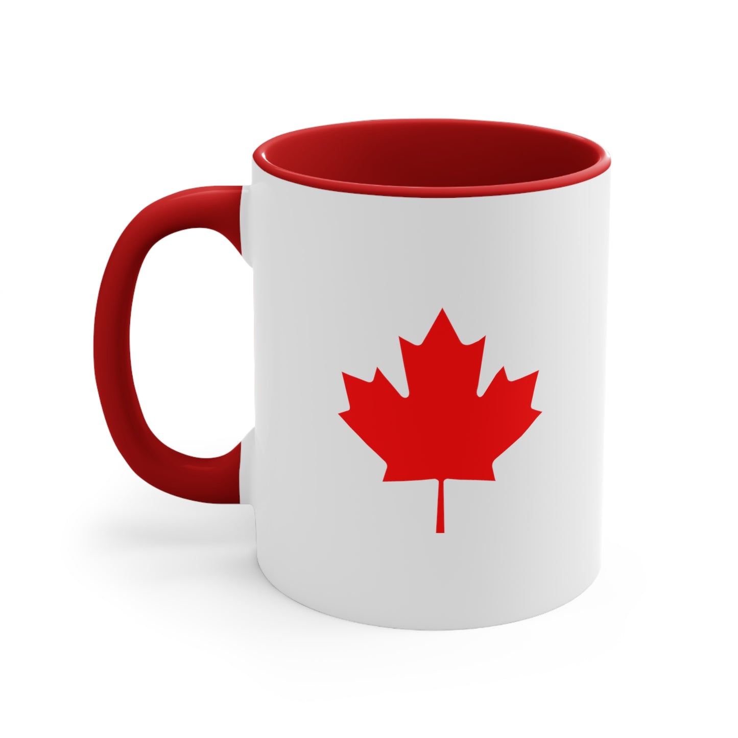 Canadian Maple Leaf Accent Mugs