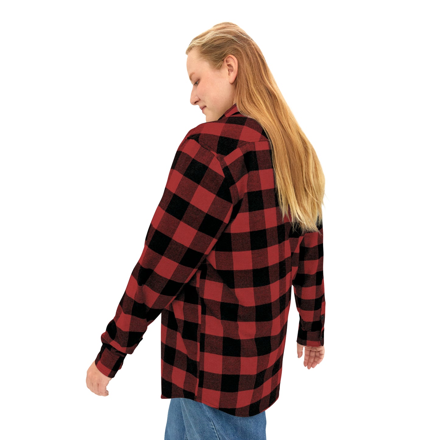 Brazilian Flag, Unisex Flannel Shirt