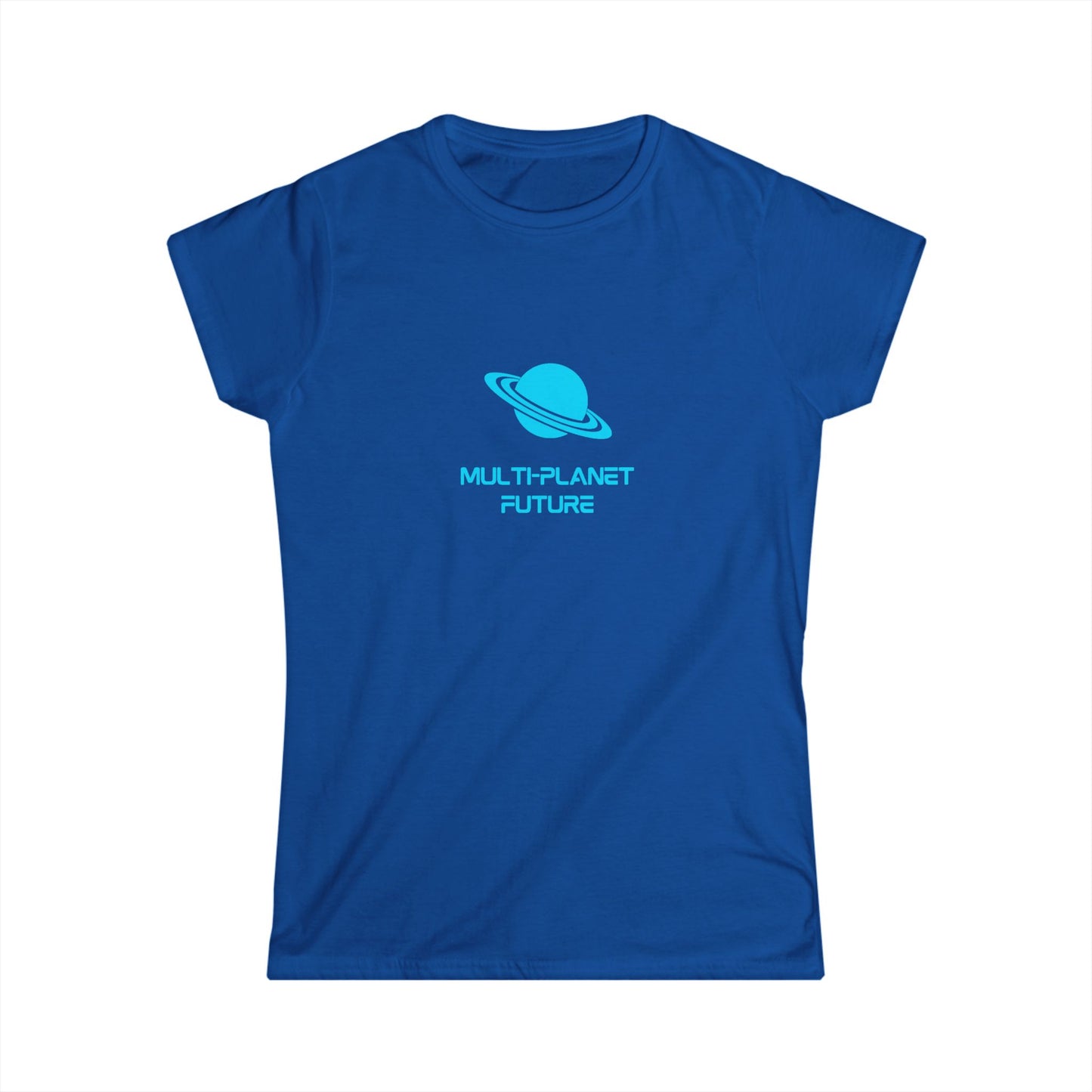 Women's Softstyle Tee, MULTI-PLANET FUTURE