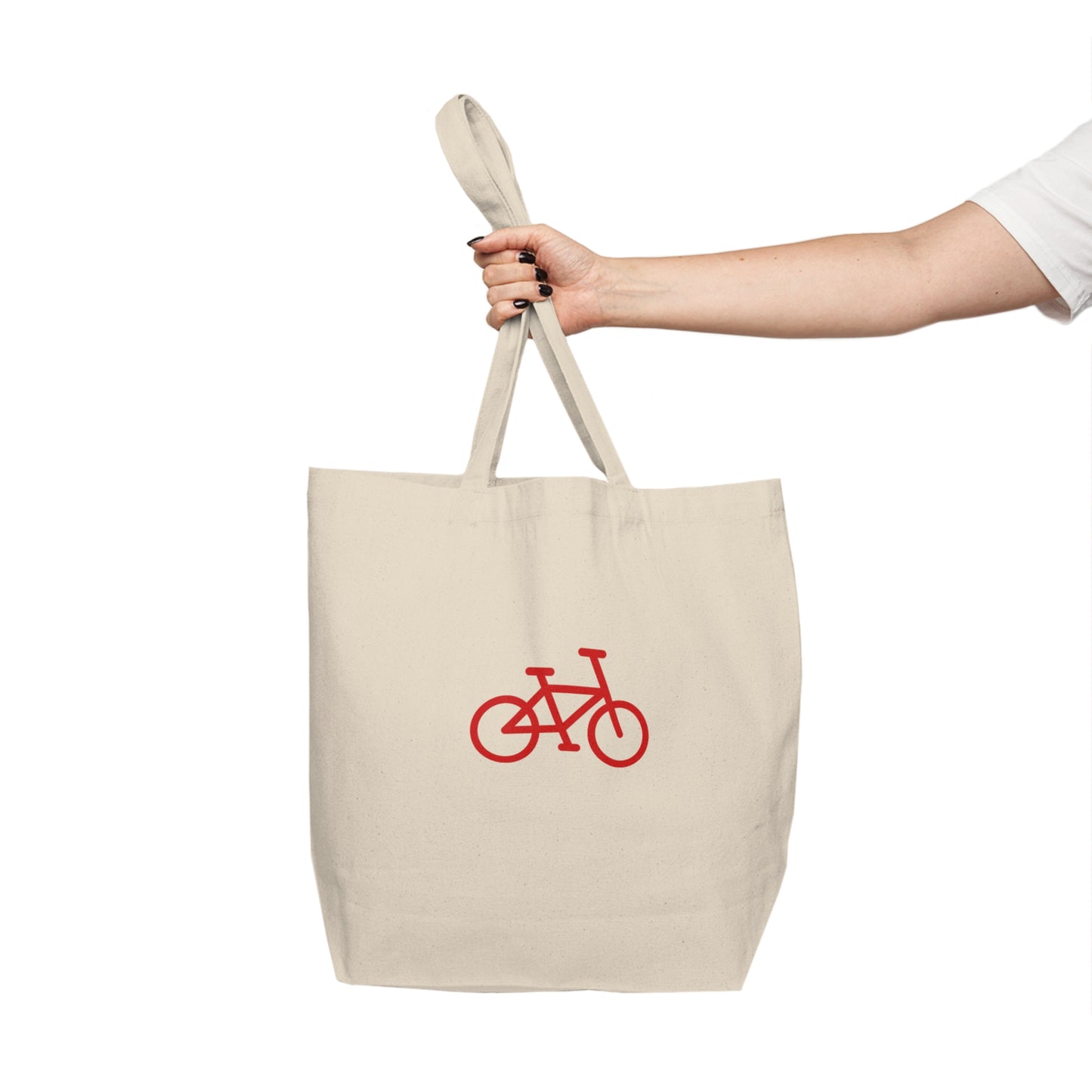 BIKE Canvas Shopping Tote