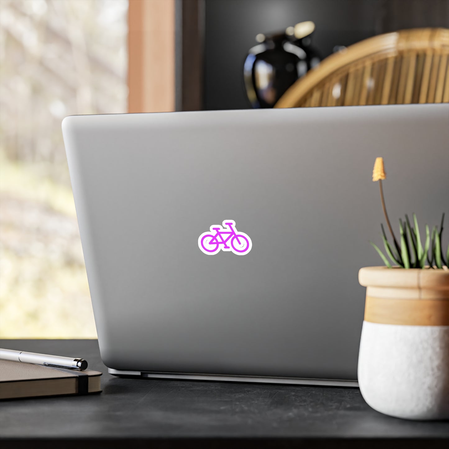BIKE Kiss-Cut Vinyl Decals, Pink