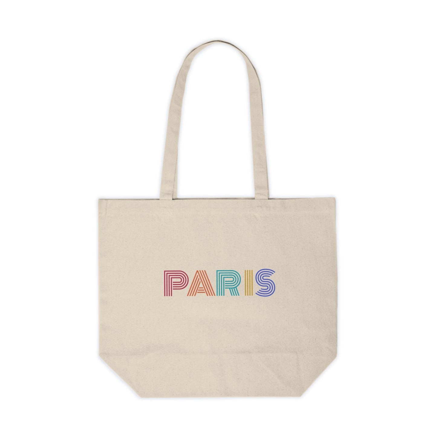 PARIS Canvas Shopping Tote