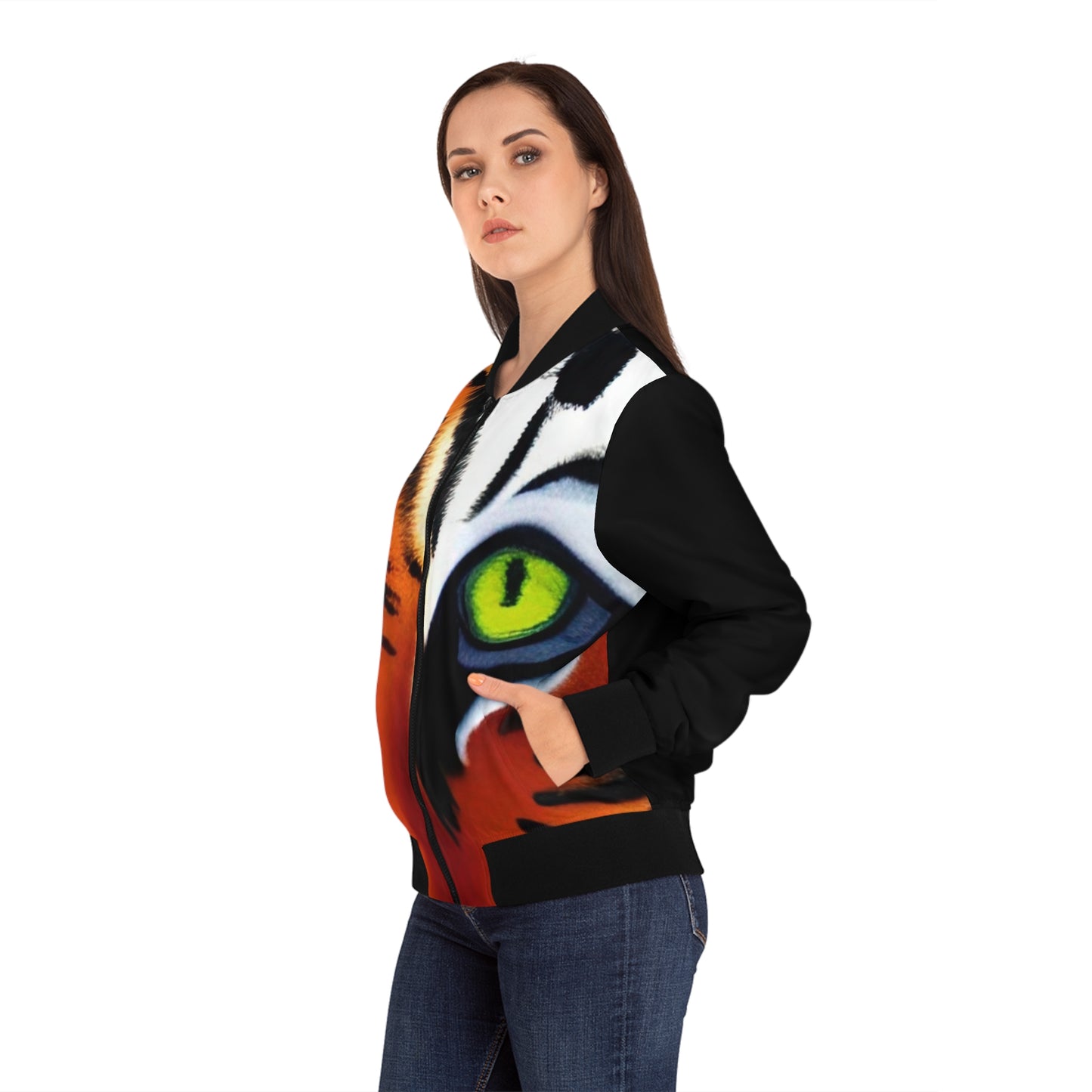 TIGER, Women's Bomber Jacket