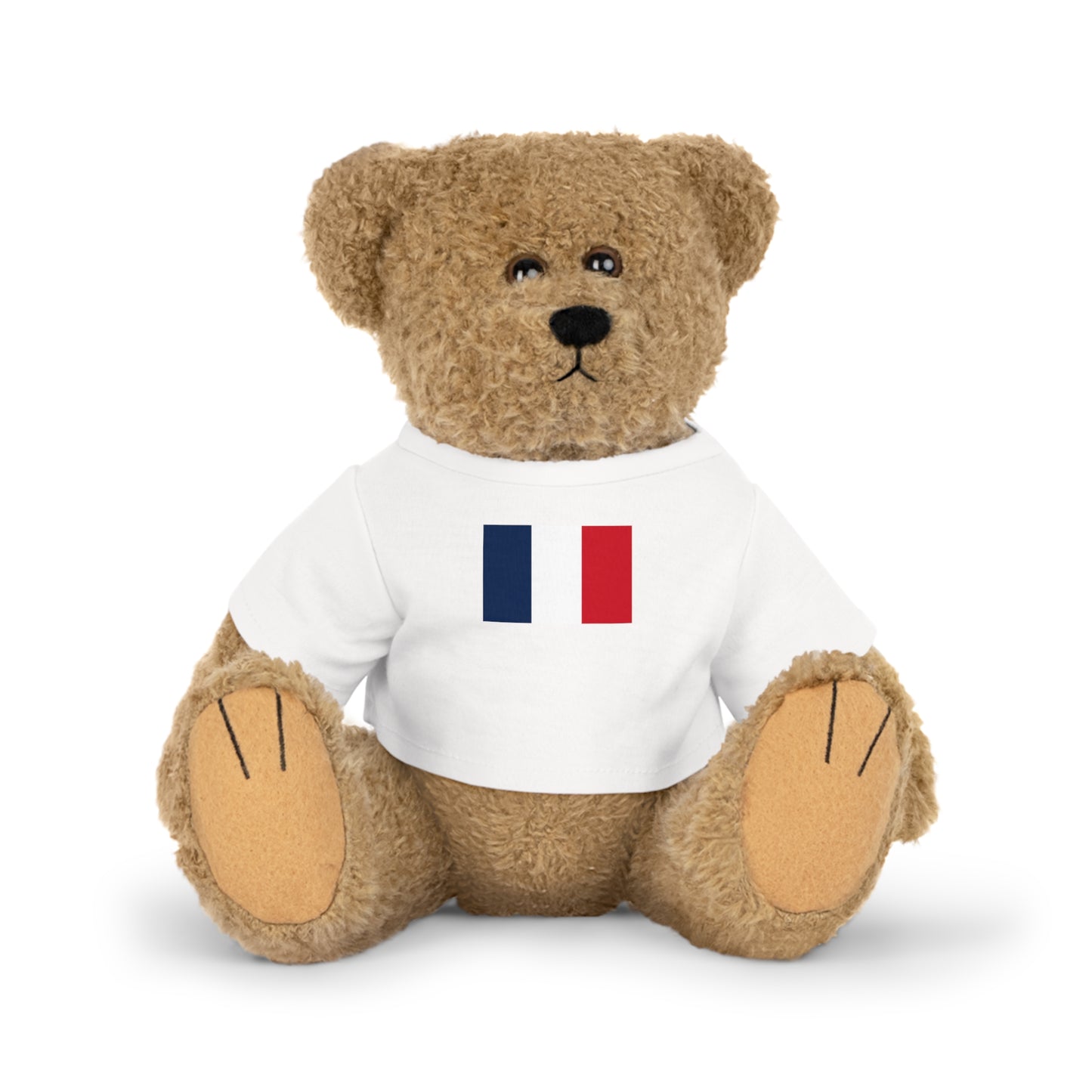 Plush Toy with French Flag Shirt