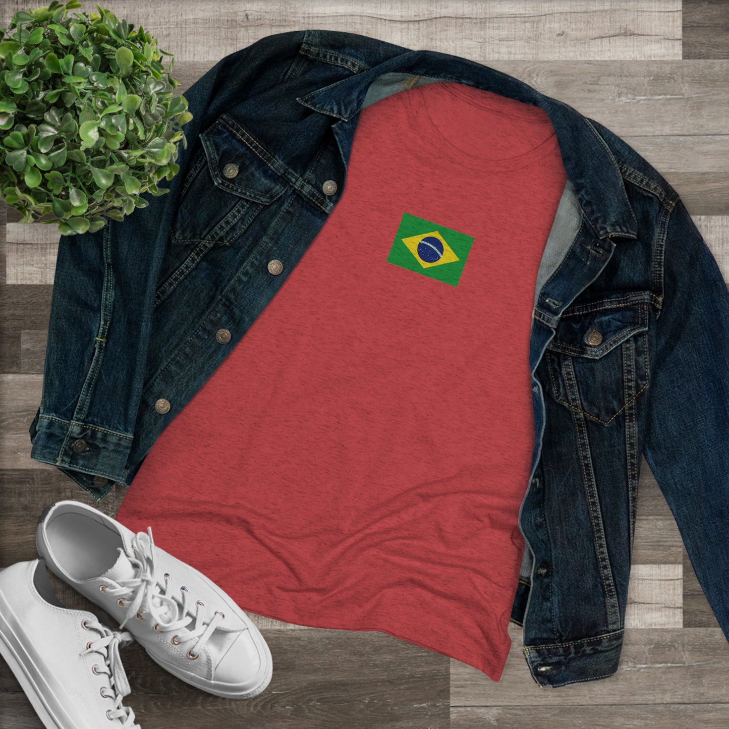 BRAZIL Women's Triblend Tee
