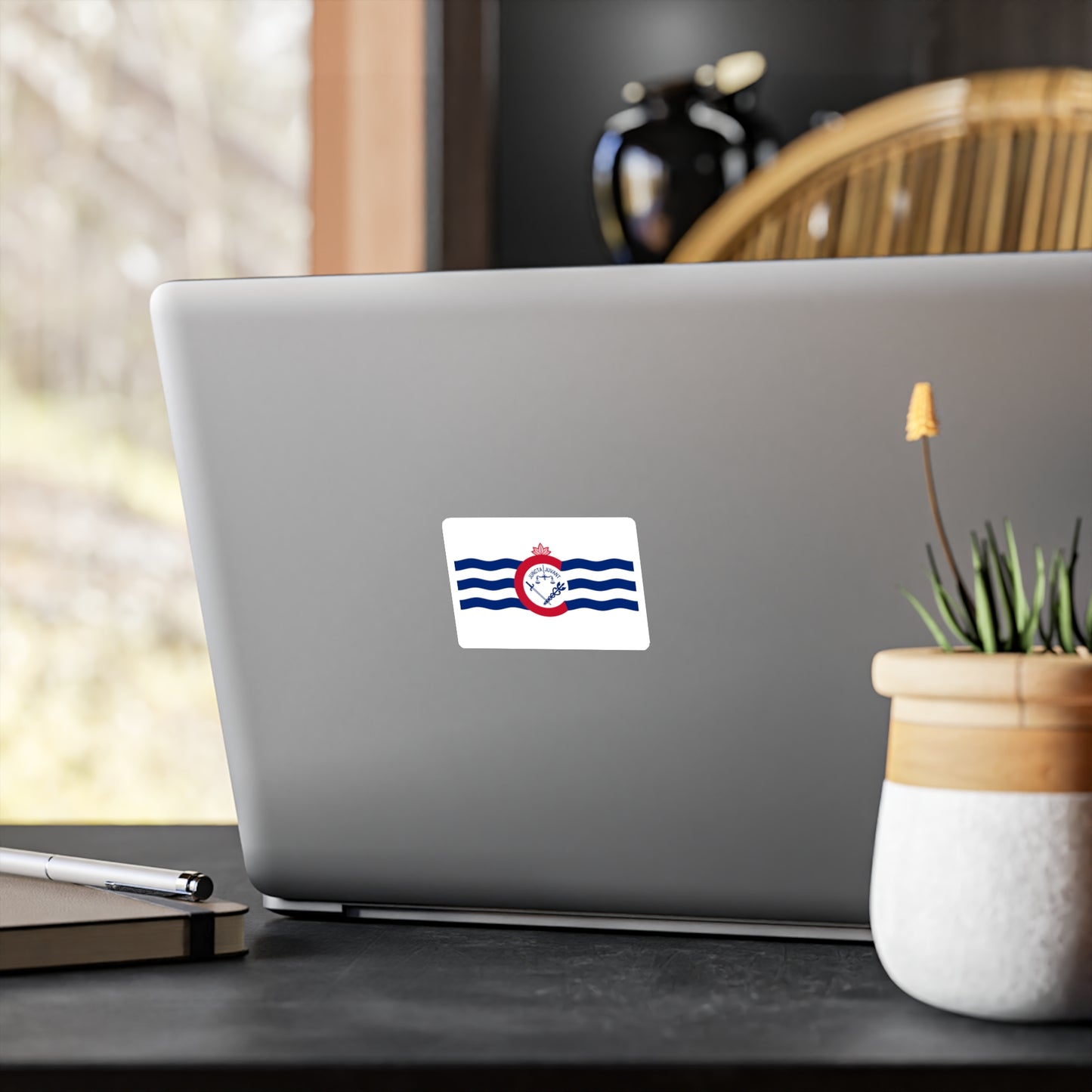 Cincinnati Flag, Kiss-Cut Vinyl Decals