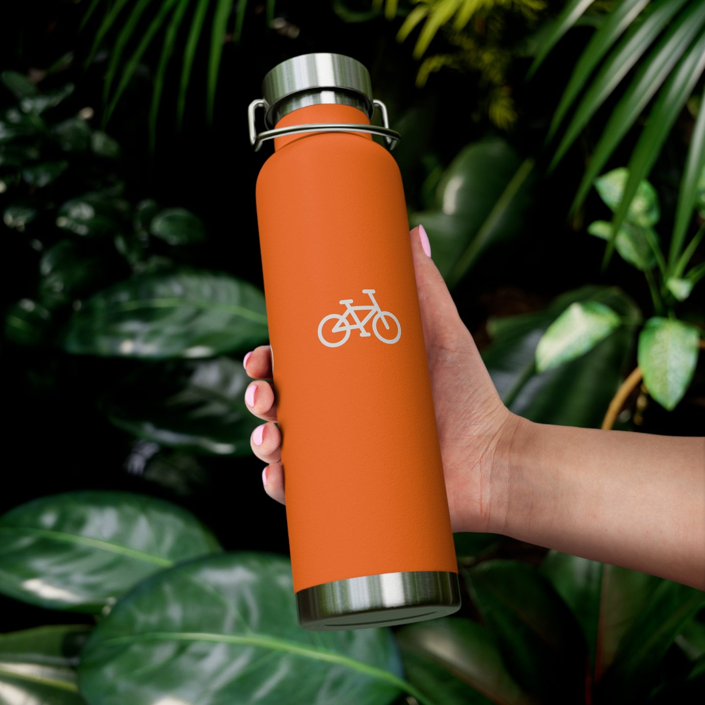 BIKE Copper Vacuum Insulated Bottle, 22oz