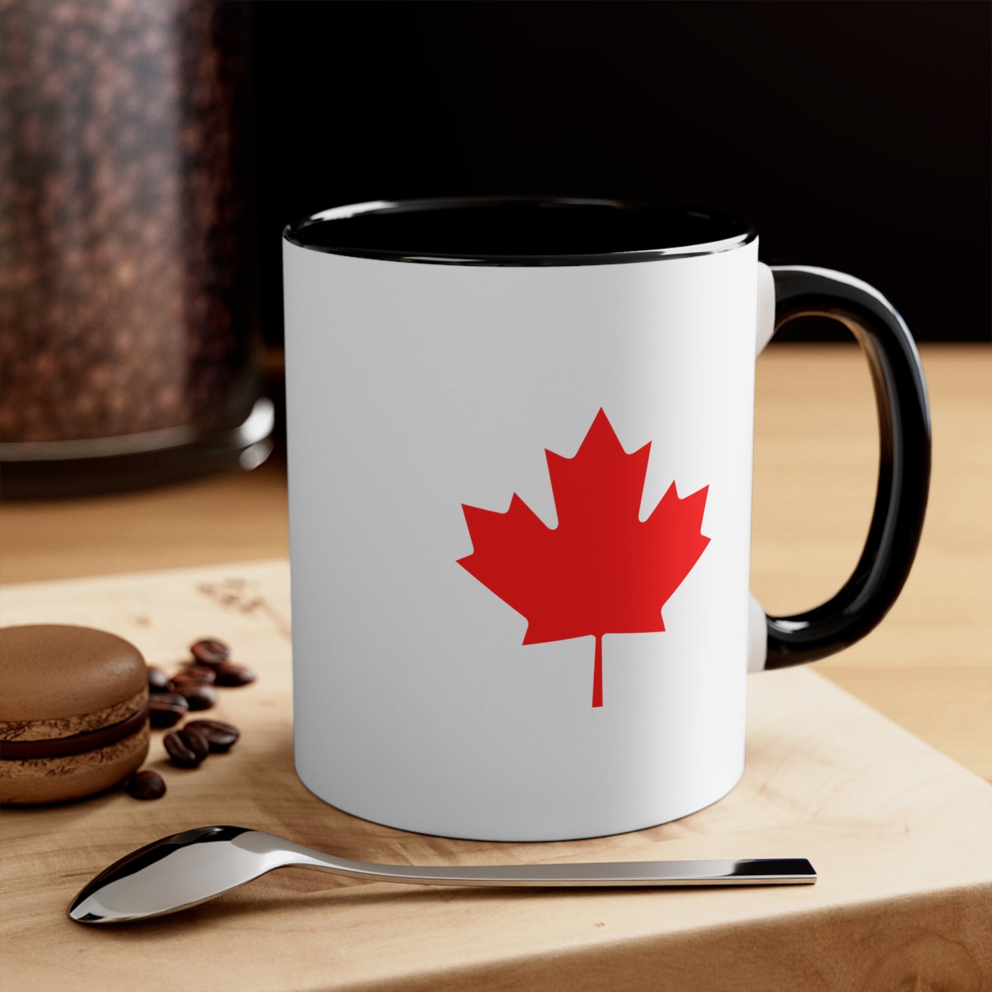 Canadian Maple Leaf Accent Mugs