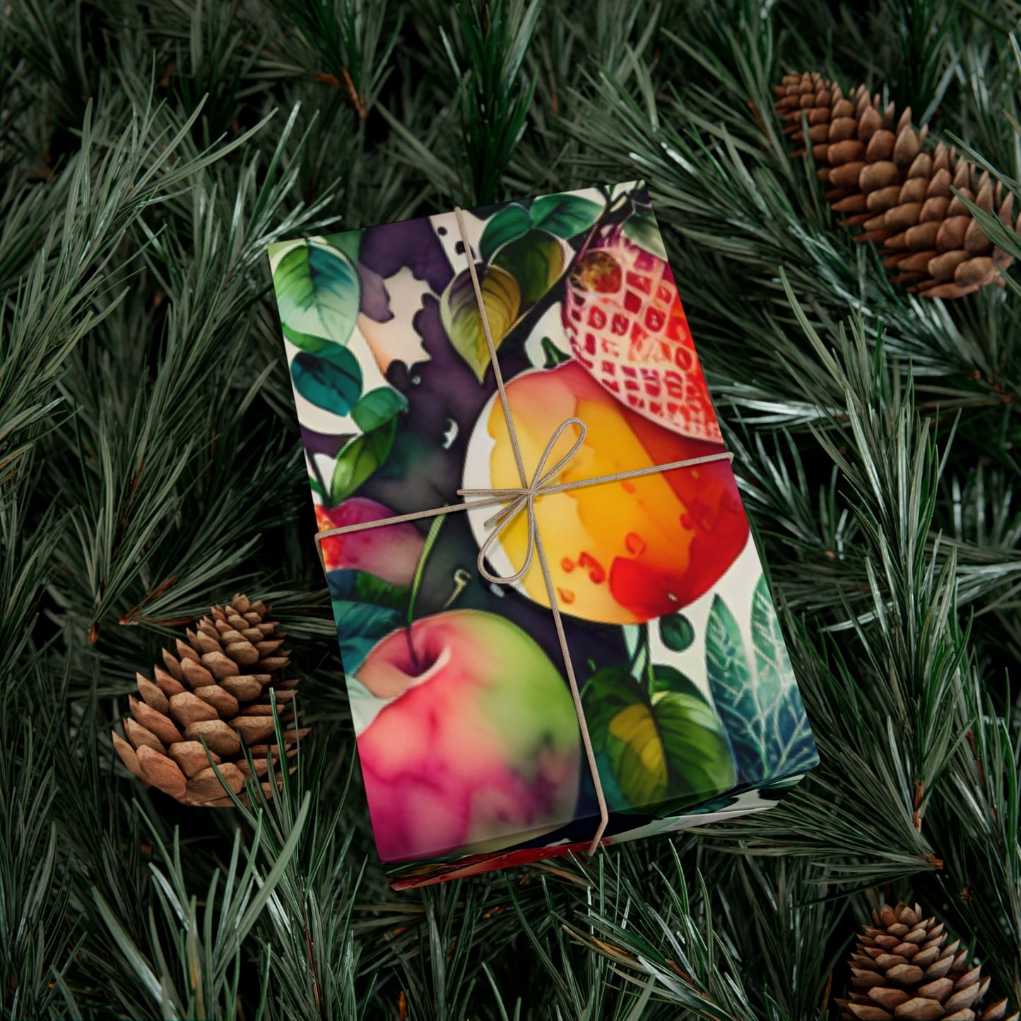 Fruit Watercolor Gift Wrap Paper