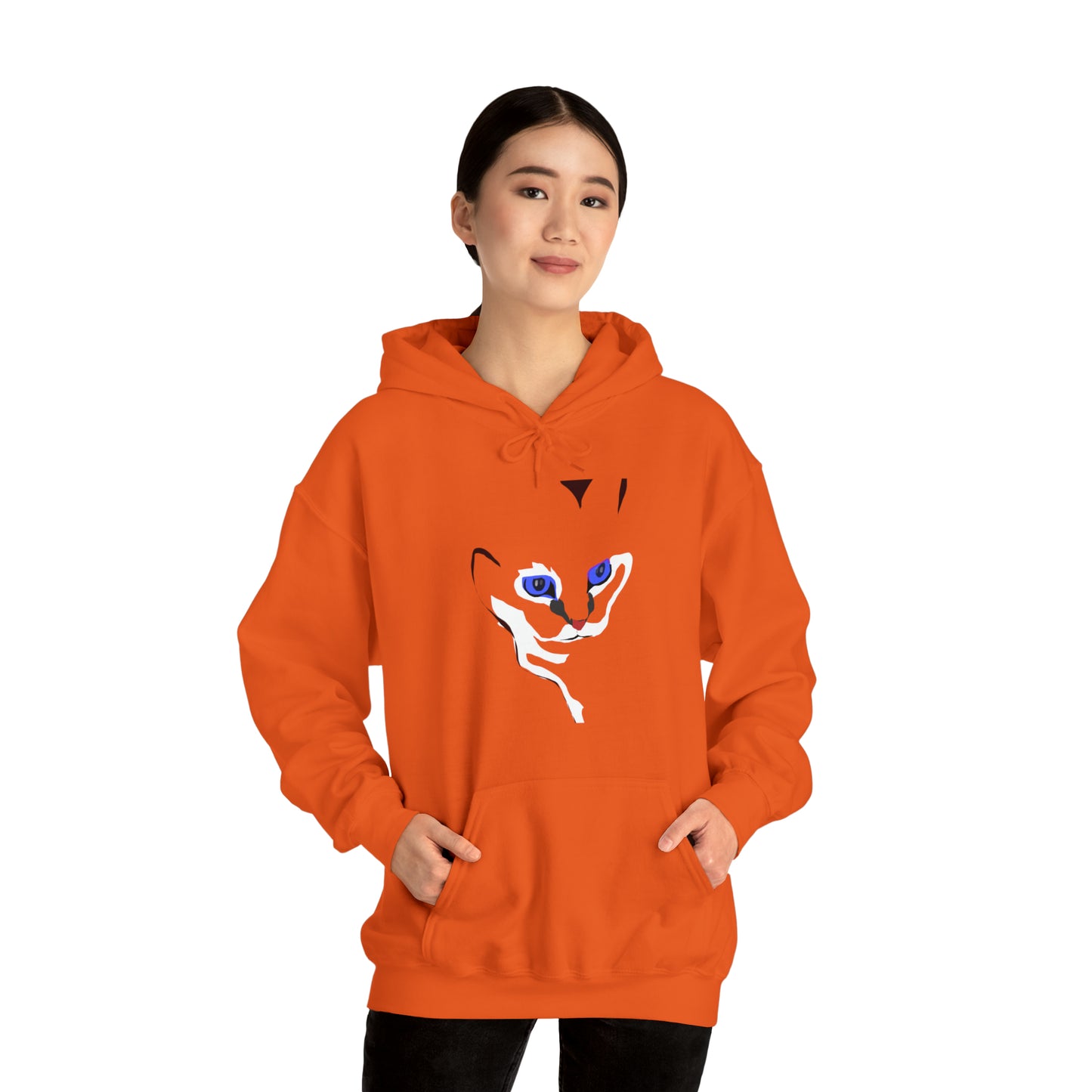 Cat, Unisex Heavy Blend™ Hooded Sweatshirt