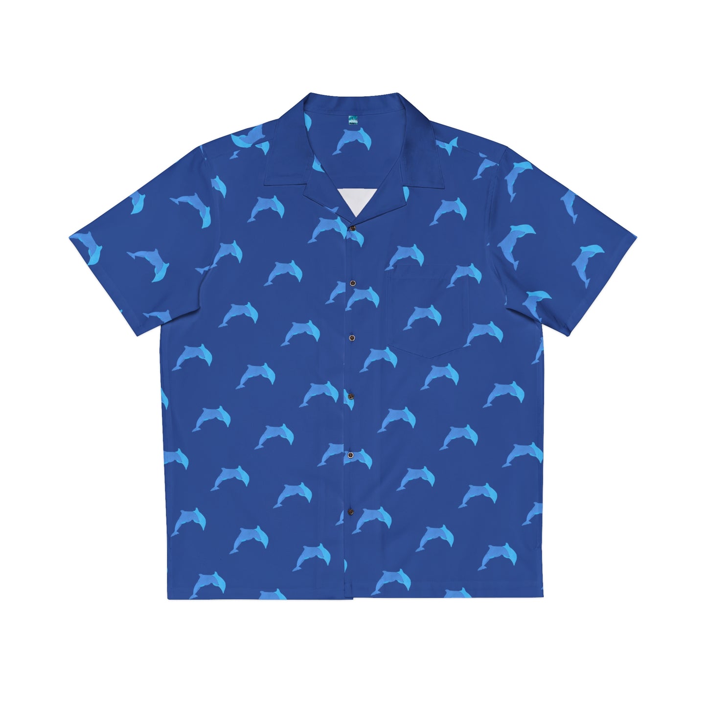 DOLPHINS, Men's Hawaiian Shirt