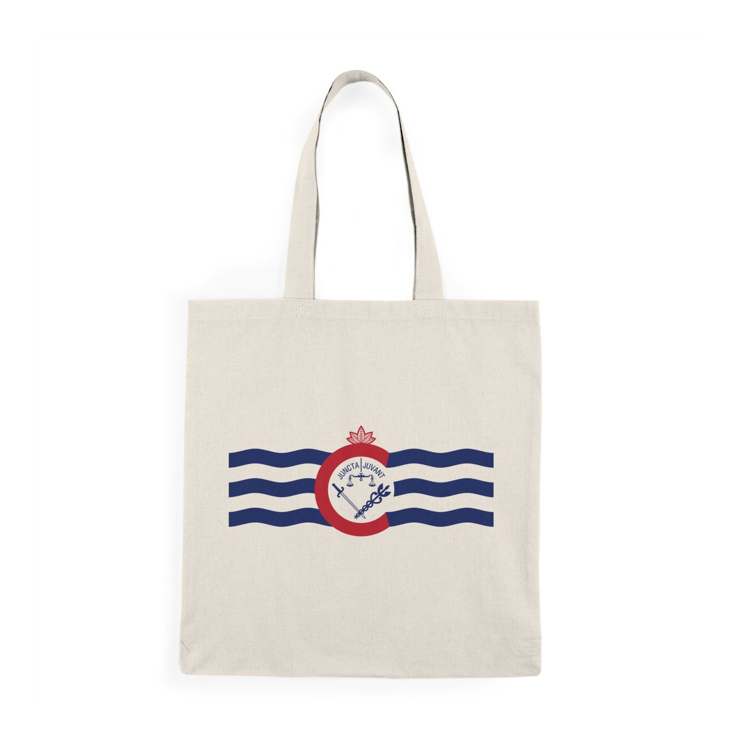Natural Tote Bag, Cincinnati Flag