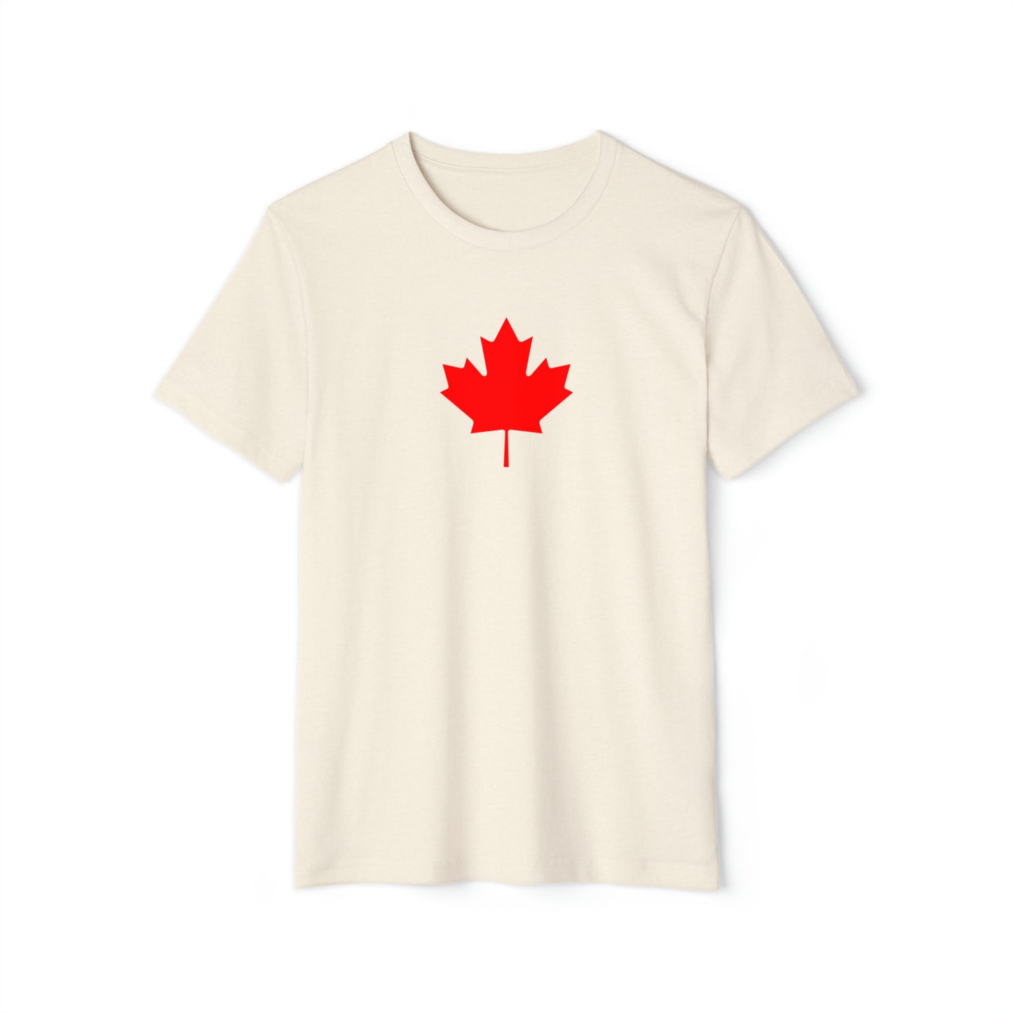 Canadian Maple Leaf, Unisex Recycled Organic T-Shirt