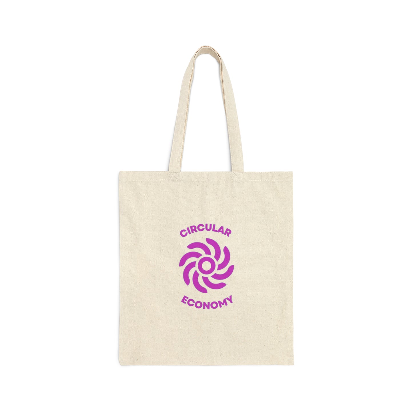 Circular Economy, Cotton Canvas Tote Bag